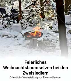 Weihnachtsbaumsetzen